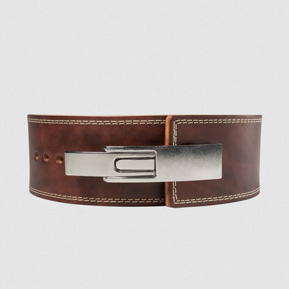 10MM Lever Belt - Cherry Leather