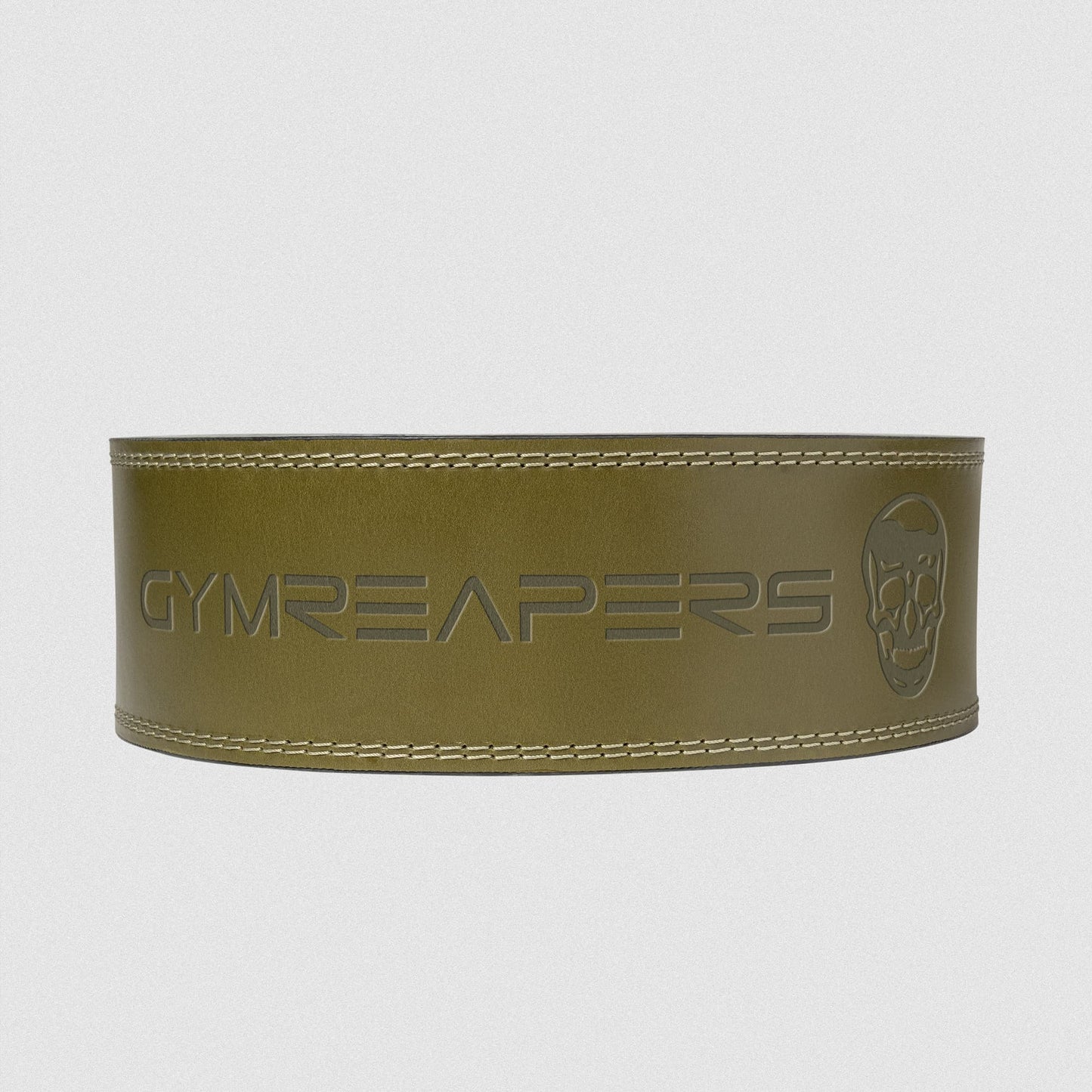 10MM Lever Belt - Green Leather