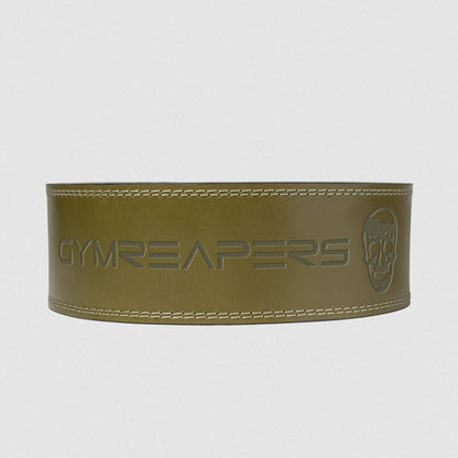 10MM Lever Belt - Green Leather