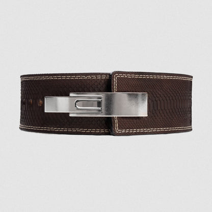 10MM Lever Belt - Cafe Python