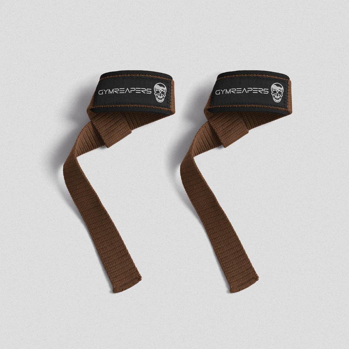 Lifting Straps | Premium Padded Weightlifting Straps - Brown