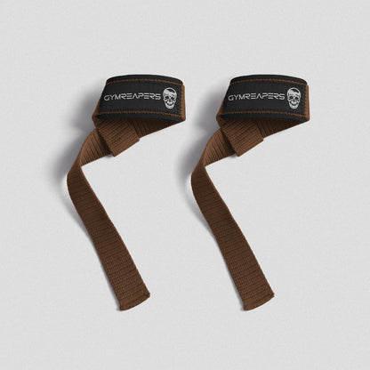Lifting Straps | Premium Padded Weightlifting Straps - Brown