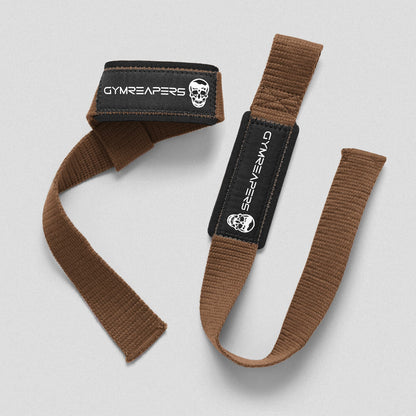 Lifting Straps | Premium Padded Weightlifting Straps - Brown