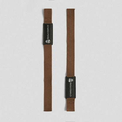 Lifting Straps | Premium Padded Weightlifting Straps - Brown