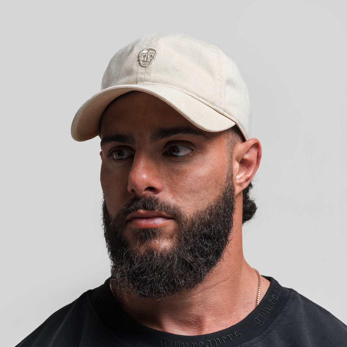 Washed 6-Panel Dad Hat - Tan