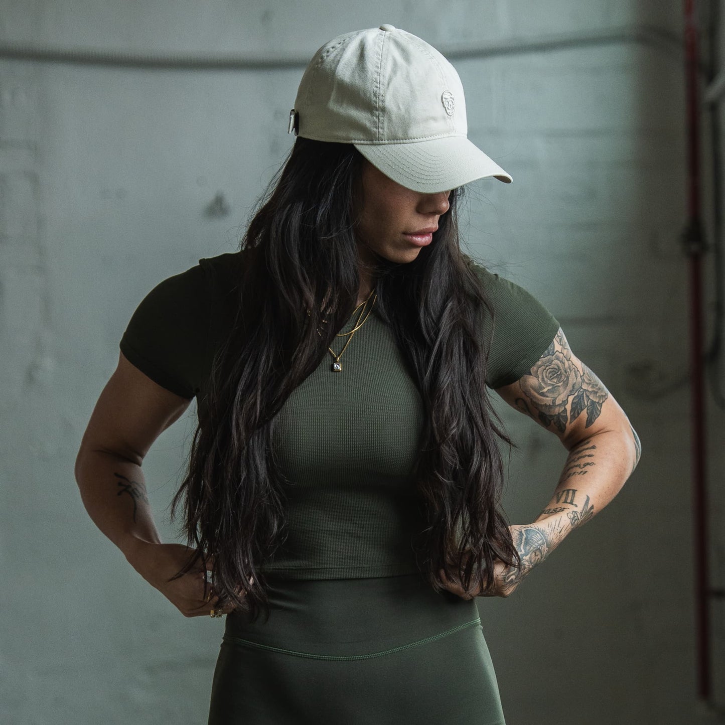 Axis Support Baby Tee - OD Green