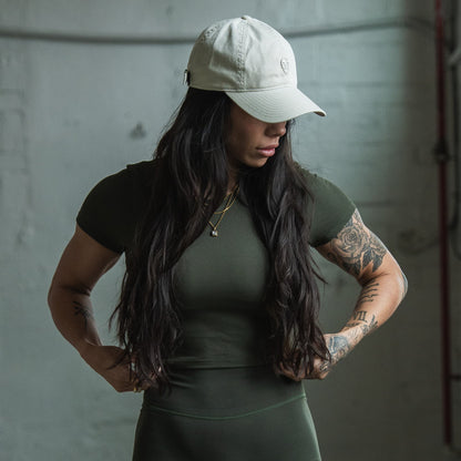 Axis Support Baby Tee - OD Green