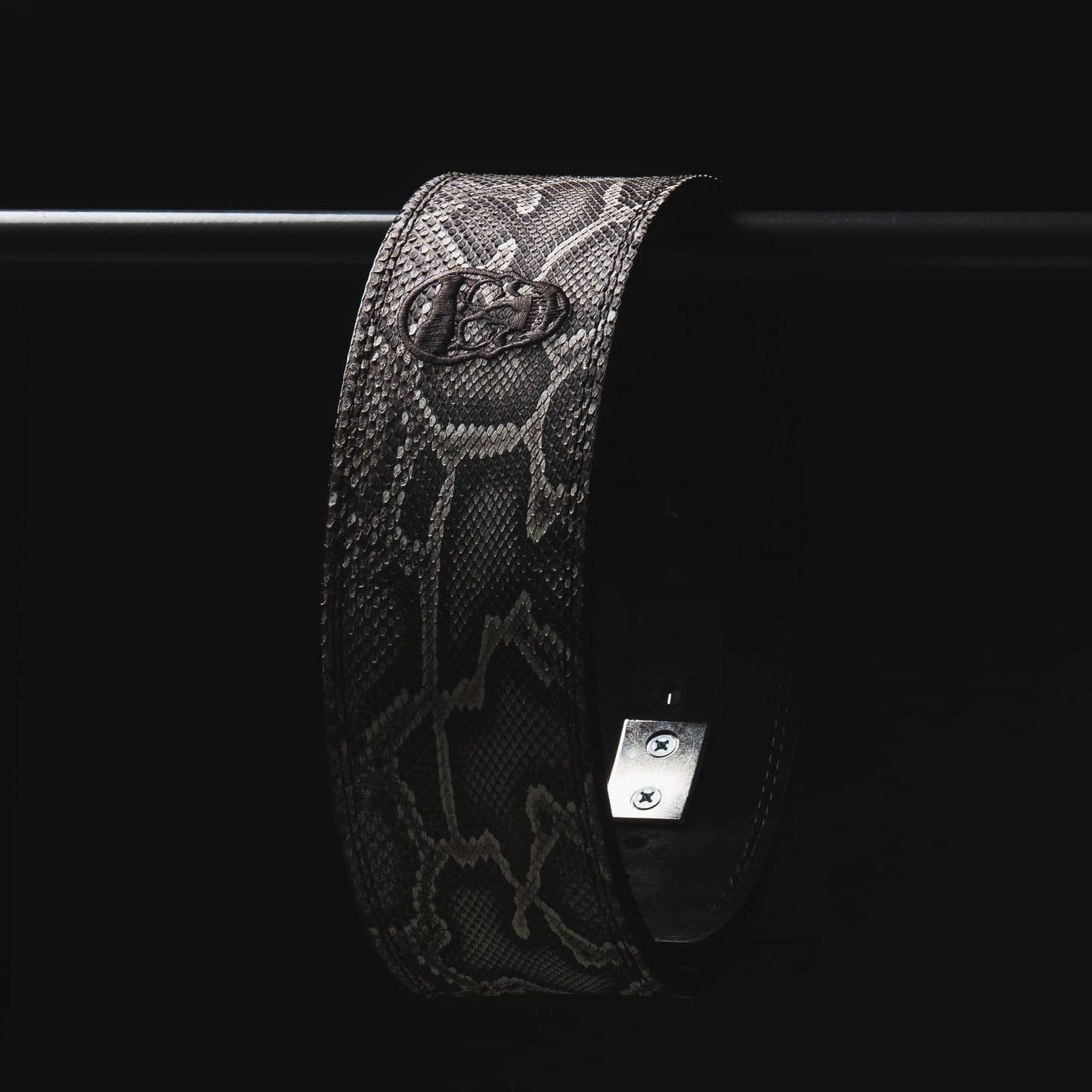 10MM Lever Belt - White Python