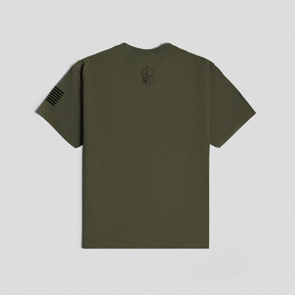 Machine Stamp Tee - Military Green