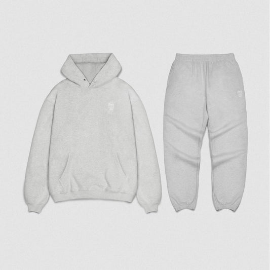 Heavyweight Warm-Up Set - Light Heather Gray