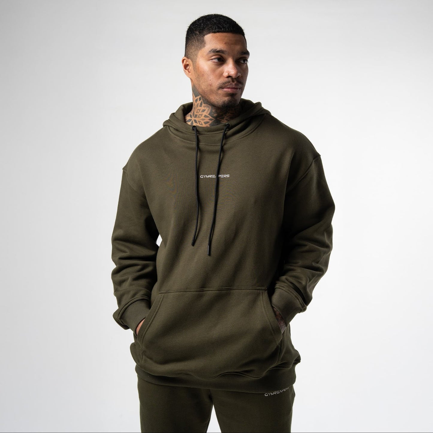 Axis Mockneck Hoodie - OD Green