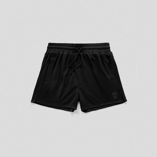 Core Skull Mesh Training Shorts - Black/Black
