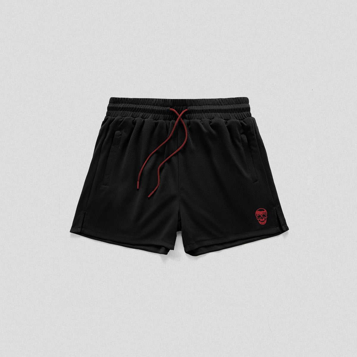 Core Skull Mesh Shorts 3-Pack - Black / Royal Blue / Black/Red