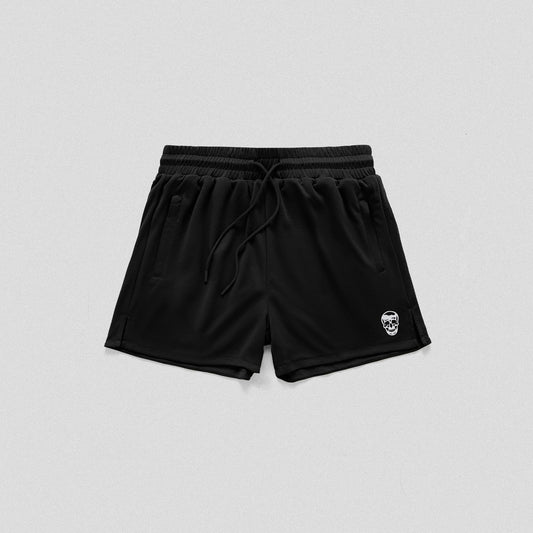 Core Skull Mesh Training Shorts - Black/White