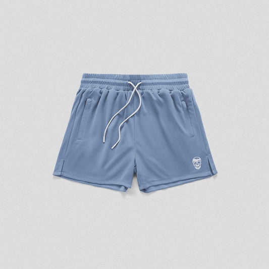 Core Skull Mesh Training Shorts - Pale Blue