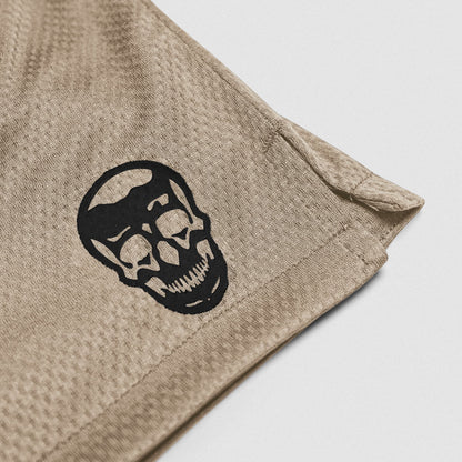 Core Skull Mesh Training Shorts - Sand