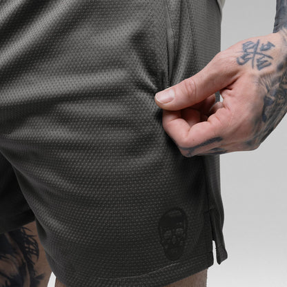 Core Skull Mesh Training Shorts - Storm