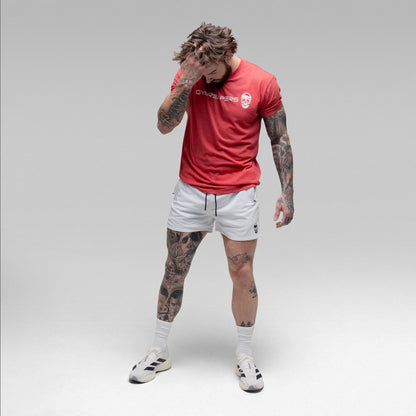 Core Skull Mesh Training Shorts - White