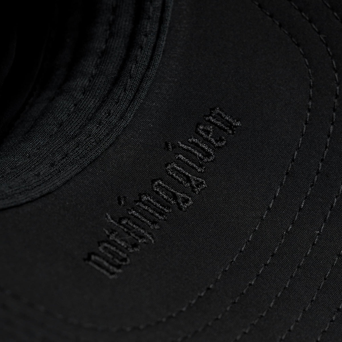 Hybrid Performance 5-Panel Hat - Black/White