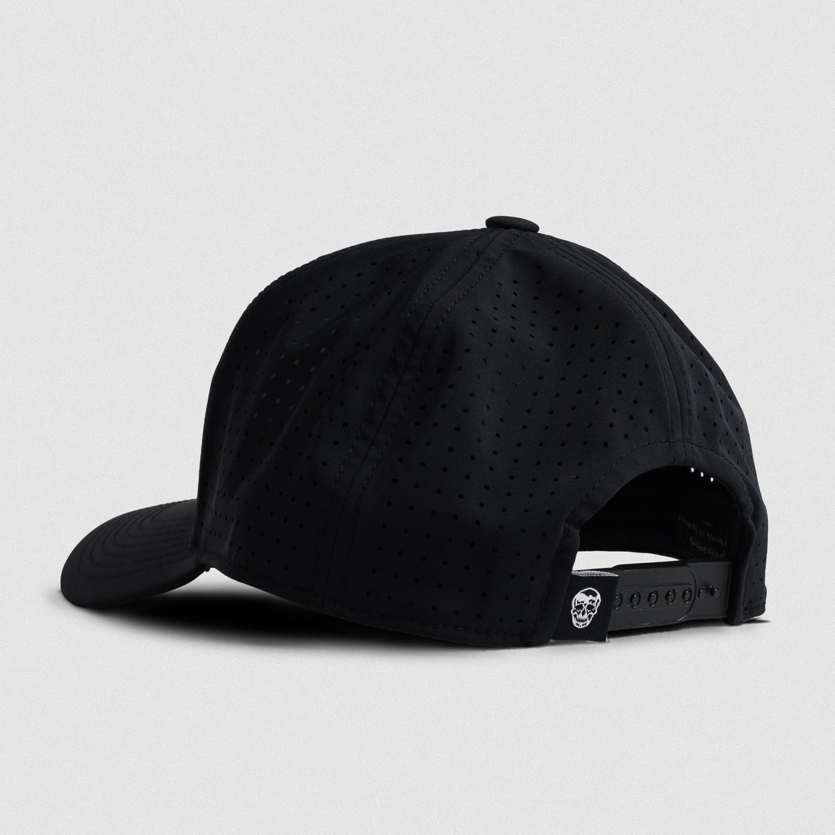 Hybrid Performance 5-Panel Hat - Black/White