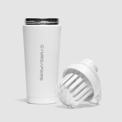 Stainless Steel Shaker - White