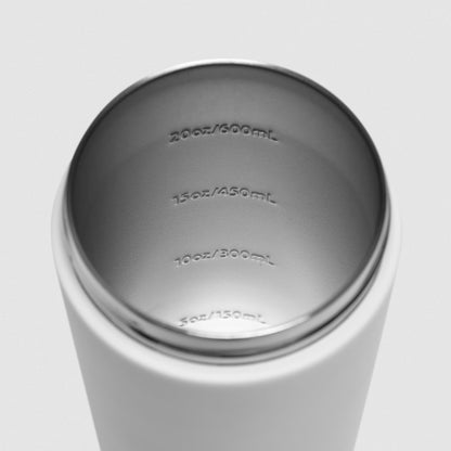 Stainless Steel Shaker - White