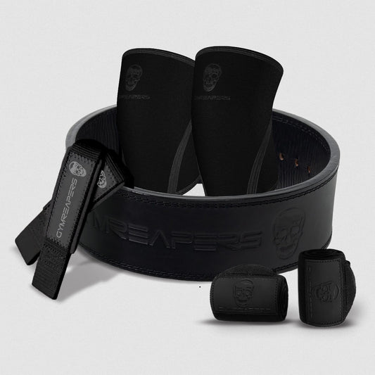 Gymreapers Strength Kit - 10MM Black Leather
