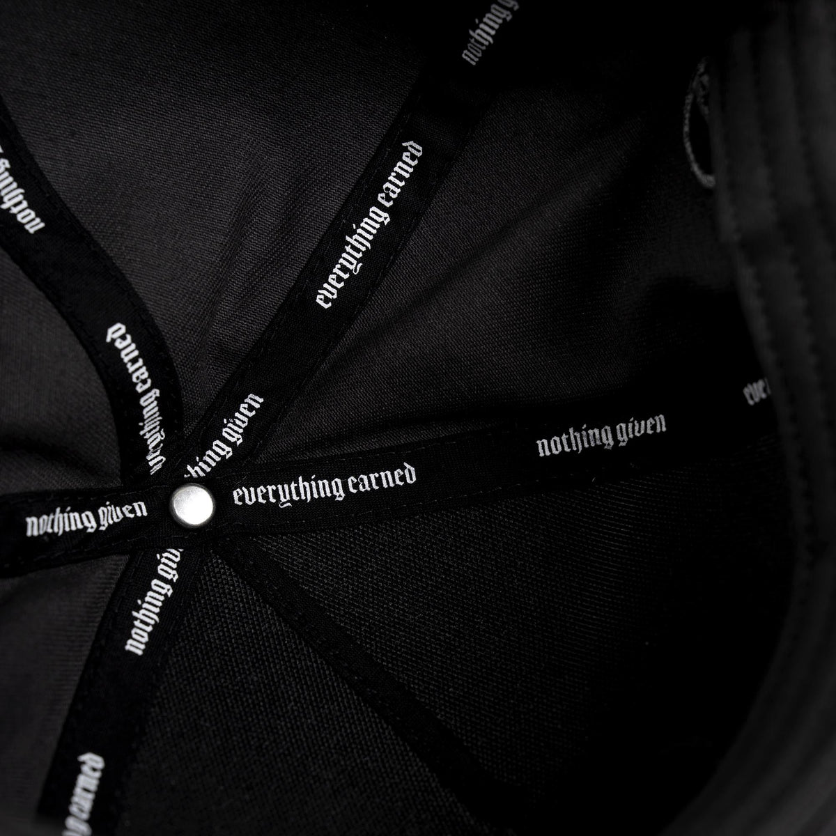 5-Panel Initial Suede Hat - Gray/Black