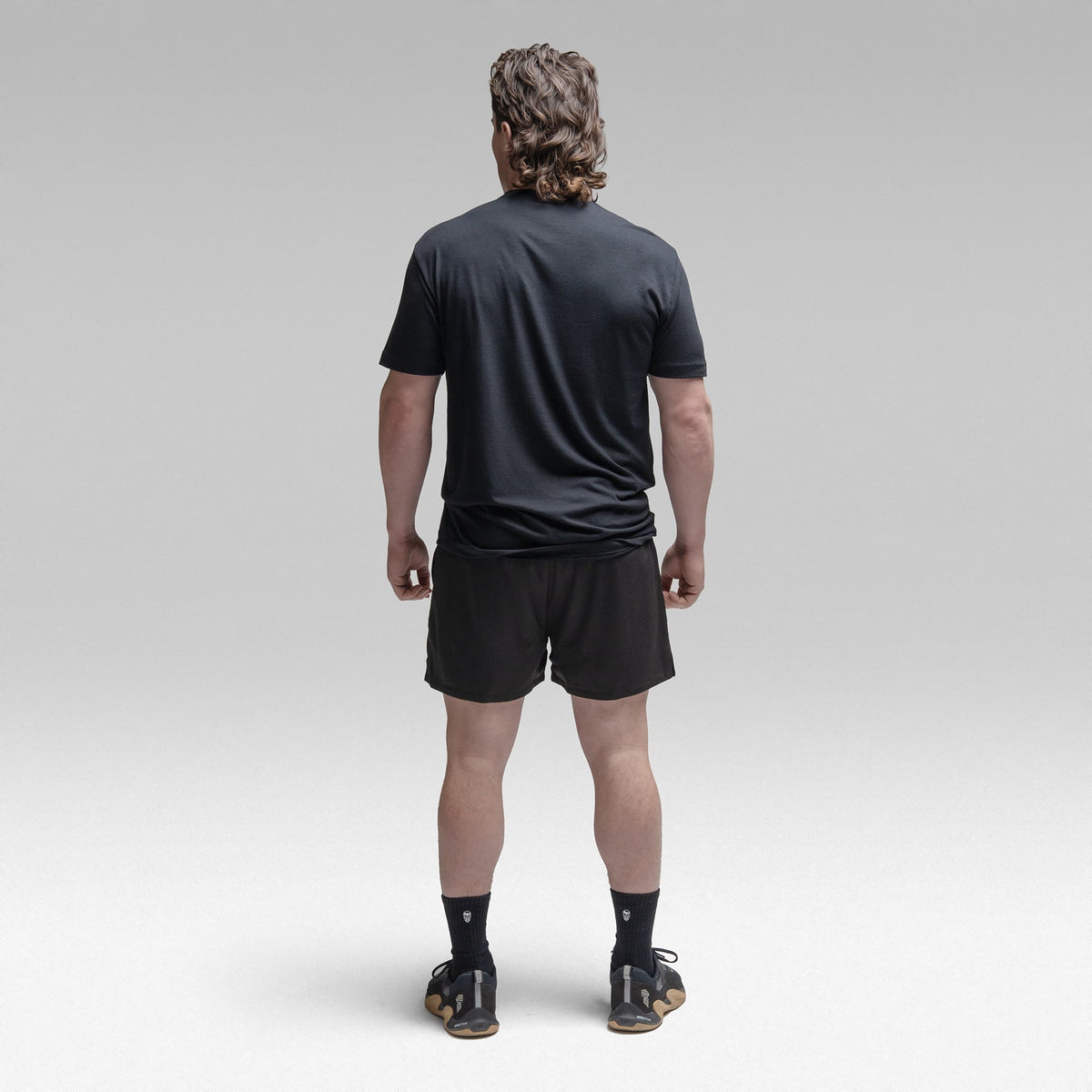Active Tri-Blend Basic Tee - Black/Black