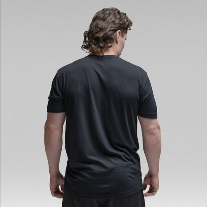 Active Tri-Blend Basic Tee - Black/White