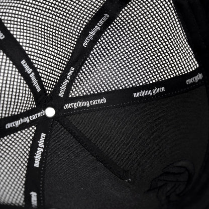 5-Panel Initial Trucker Hat - Camo