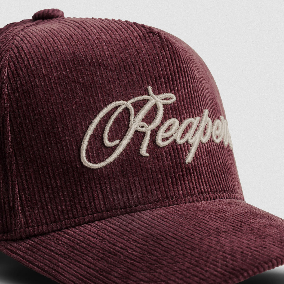 Corduroy Reapers 5-Panel Hat - Velvet/Tan
