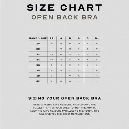 Axis Open Back Bra - Electric Blue