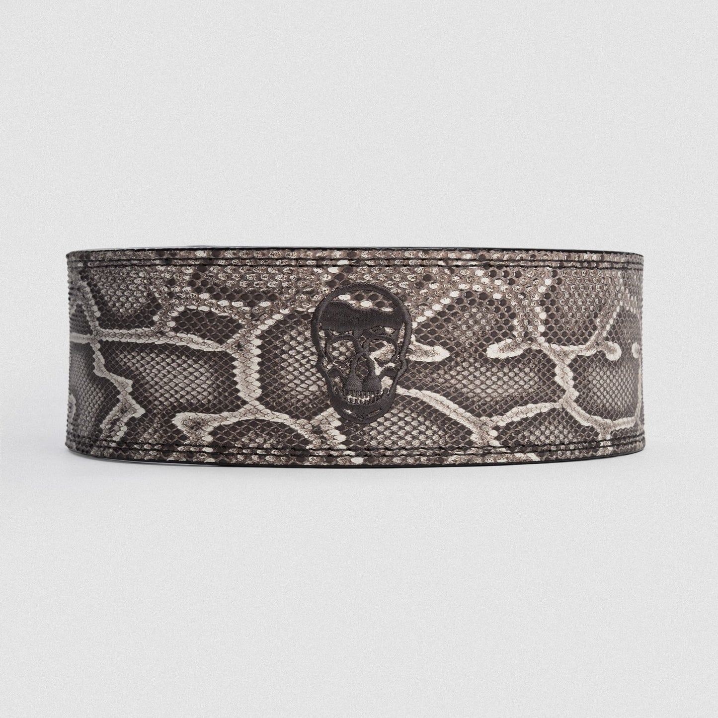 10MM Lever Belt - White Python