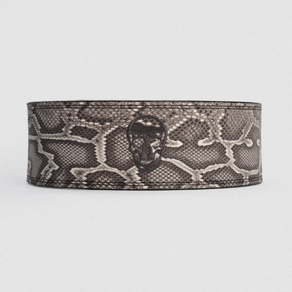 10MM Lever Belt - White Python