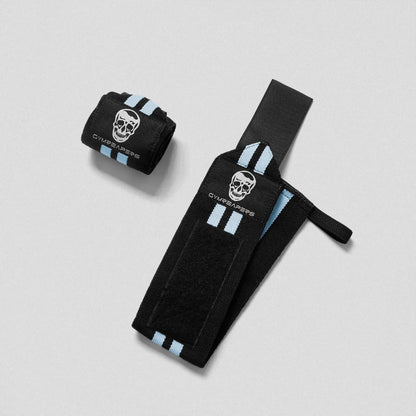 Wrist Wraps - 18" Weightlifting Wrist Support - Blue