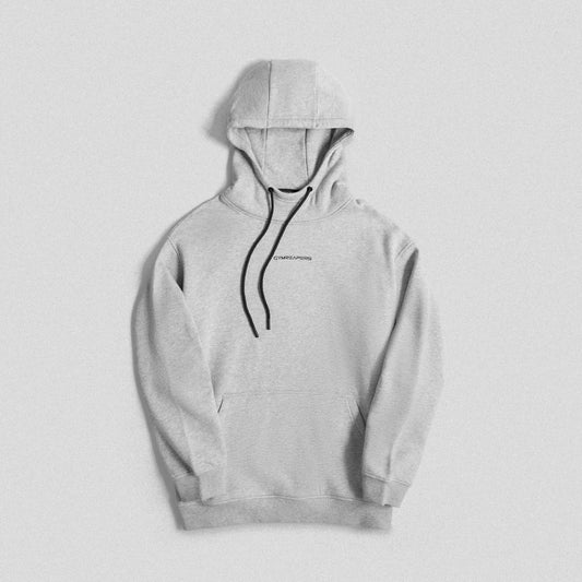 Axis Mockneck Hoodie - Heather Gray