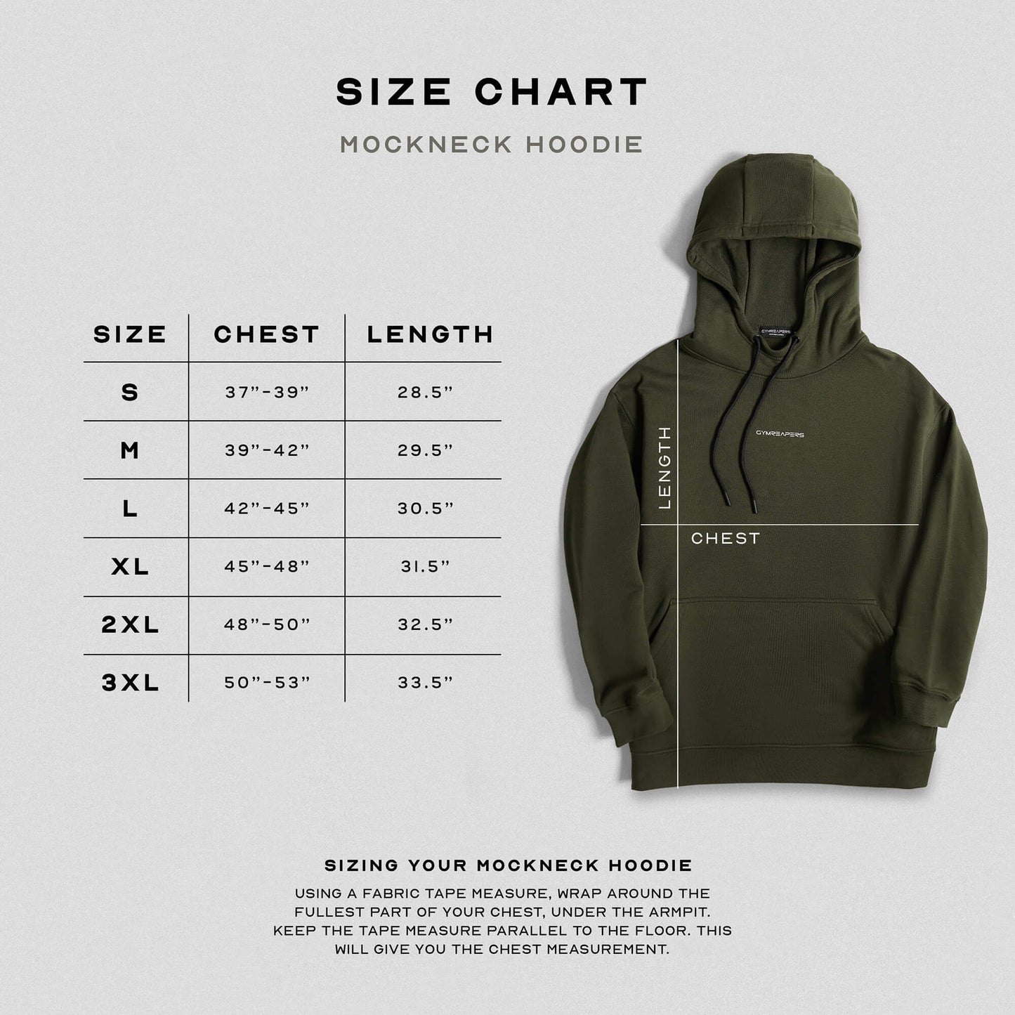 Axis Mockneck Hoodie - OD Green