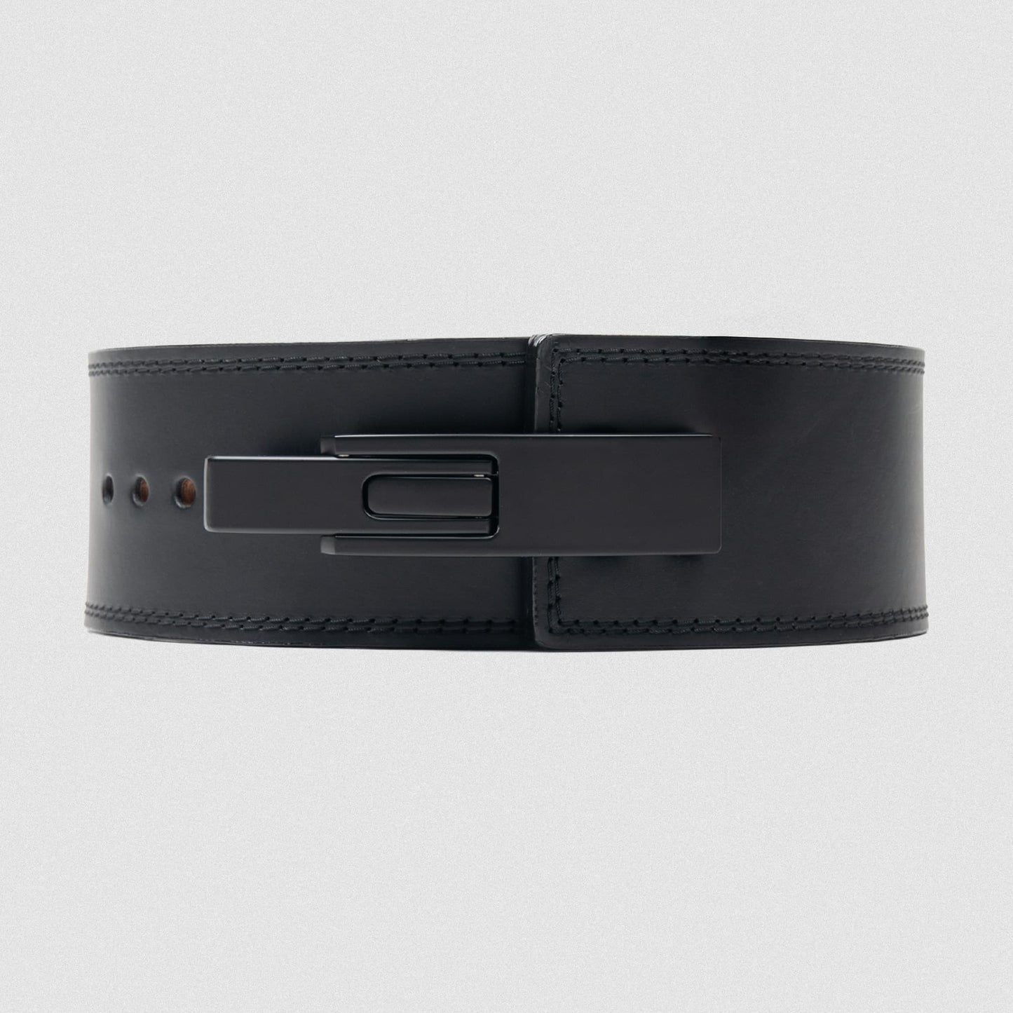 10MM Lever Belt - Black Leather