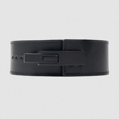 10MM Lever Belt - Black Leather