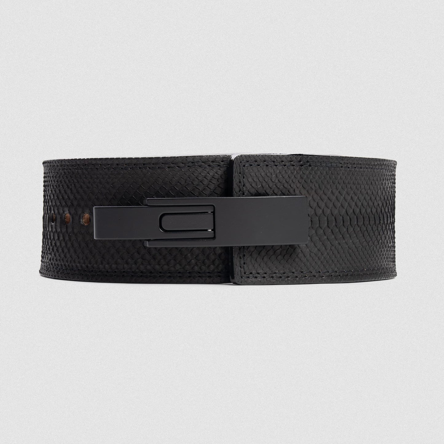 10MM Lever Belt - Onyx Python