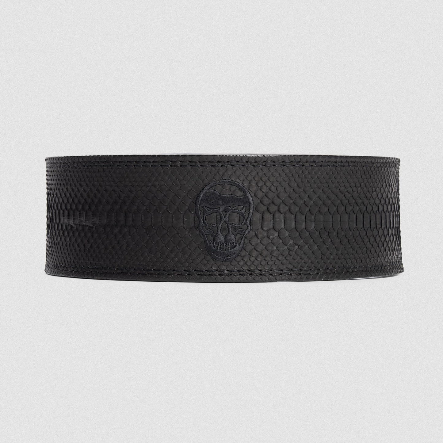 10MM Lever Belt - Onyx Python