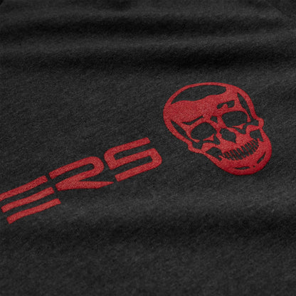 Basic Shirt - Charcoal/Red