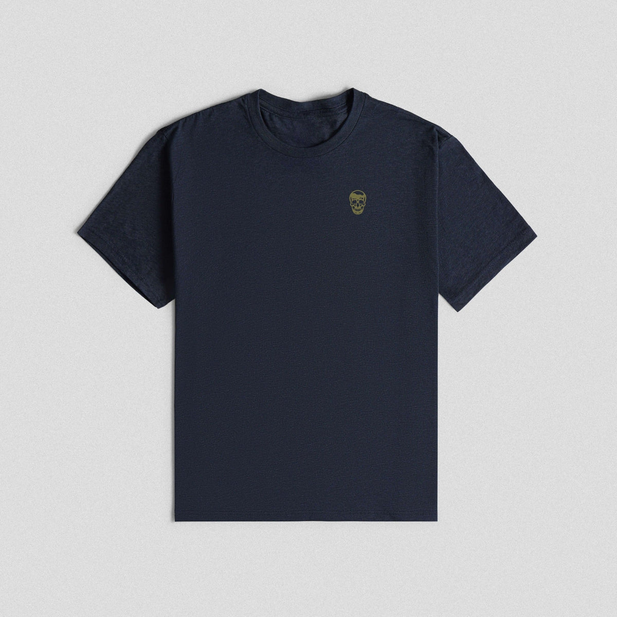 Core Skull Shirt - Navy/Gold