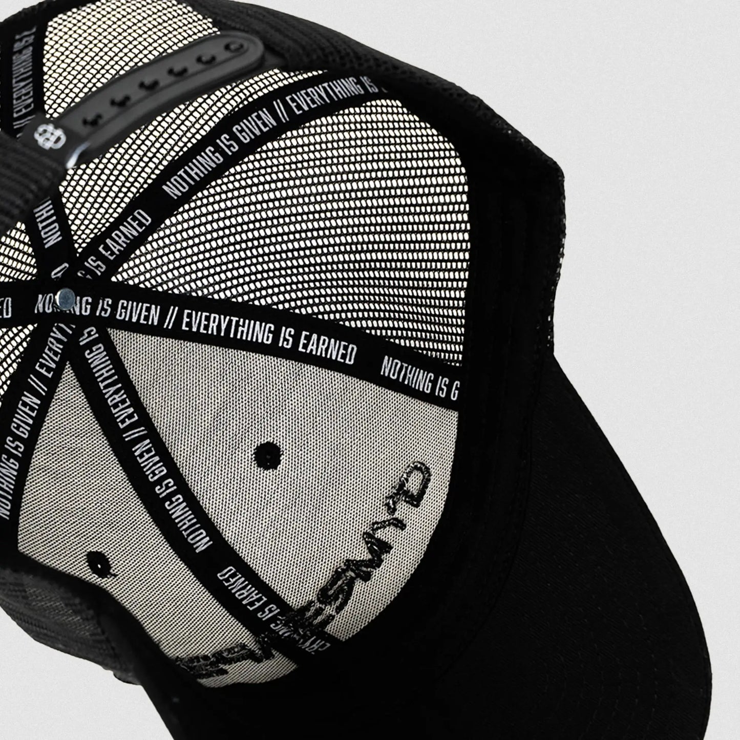 Gymreapers Core Trucker Hat - Black/Black