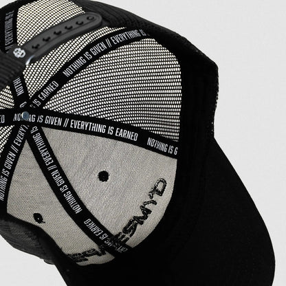 Gymreapers Core Trucker Hat - Black/Black