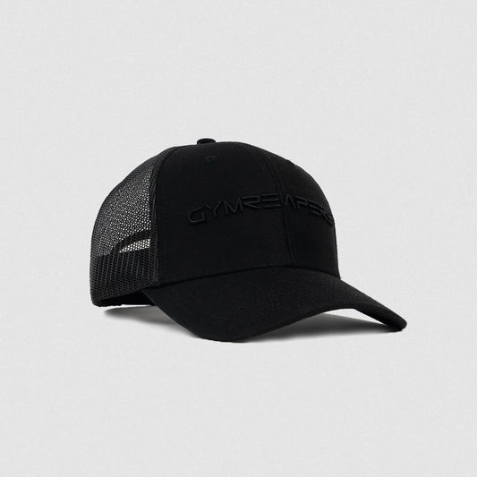Gymreapers Core Trucker Hat - Black/Black