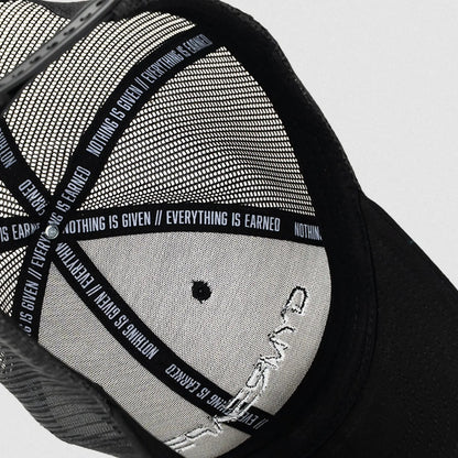 Gymreapers Core Trucker Hat - Black/White