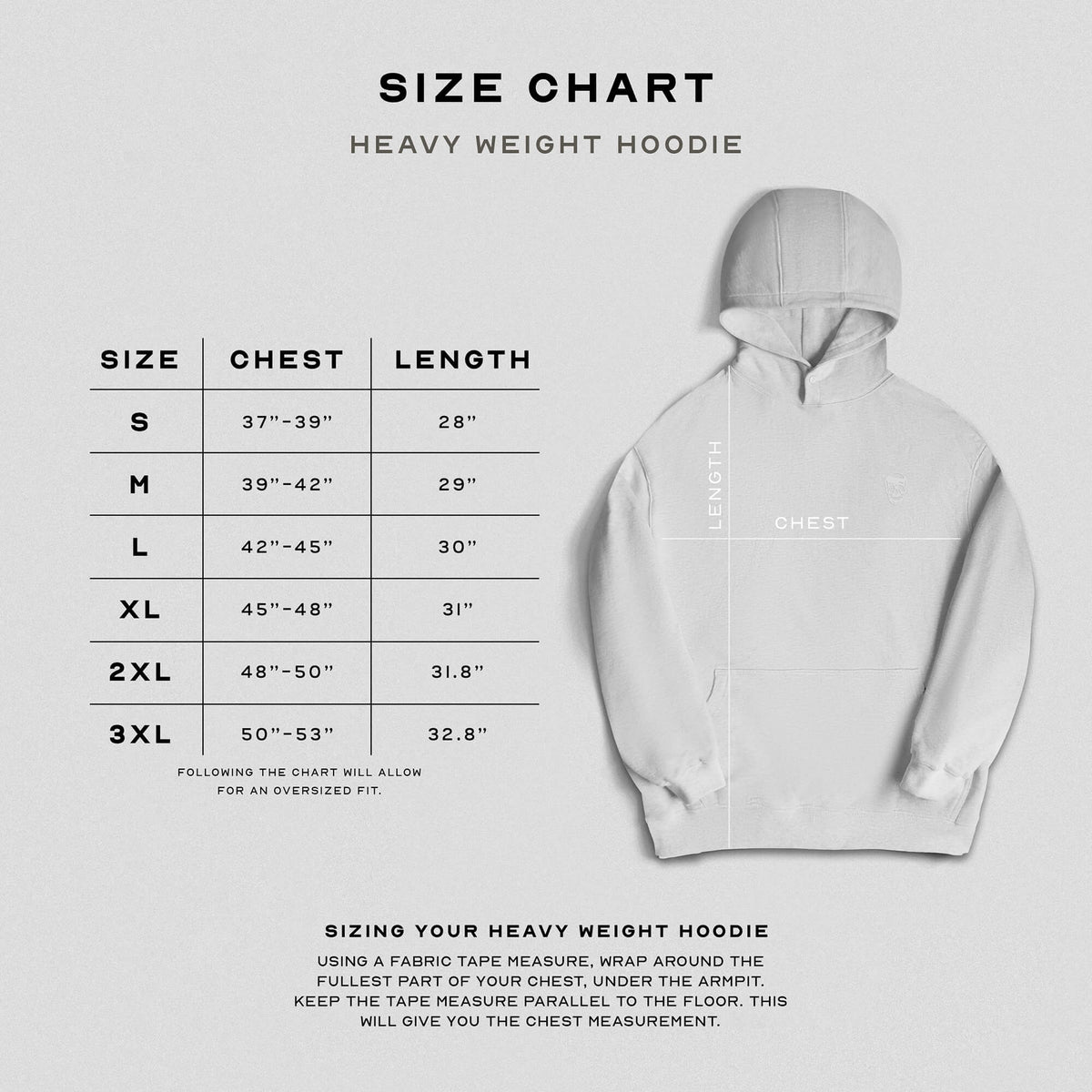 Heavyweight Hoodie - Light Heather Gray