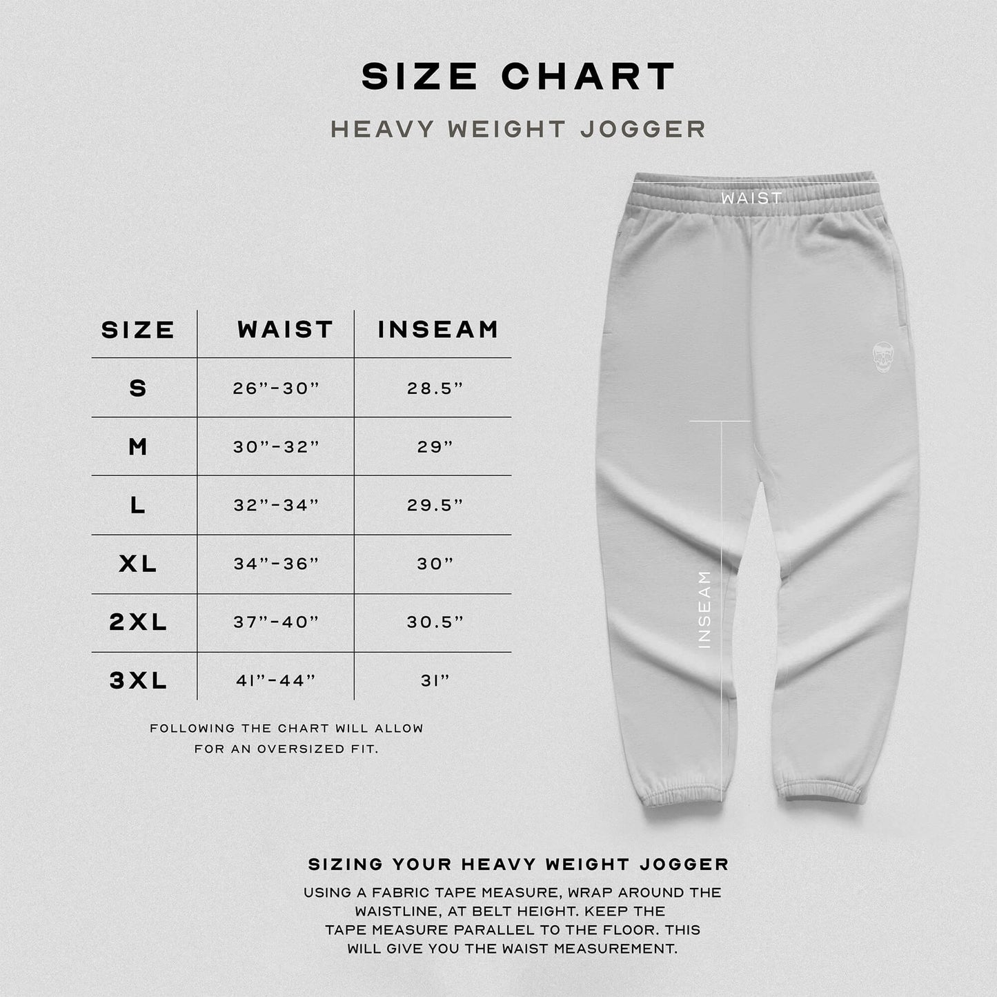 Heavyweight Jogger - Light Heather Gray